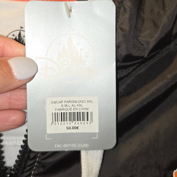 NWT Disneyland Paris full zip hooded jacket sz XXL RARE - Picture 3 of 7